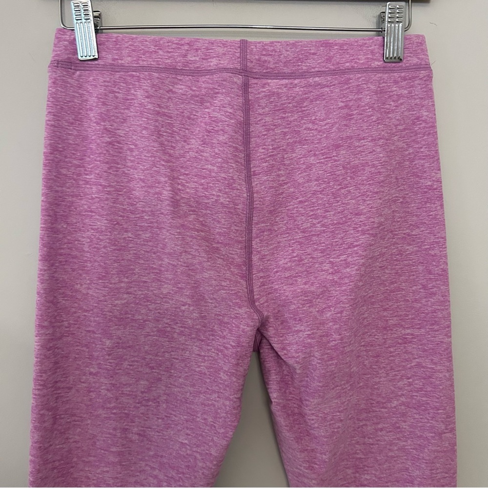 ALO Yoga Heathered Pink High-Rise Leggings - Slim Fit - Picture 3 of 7